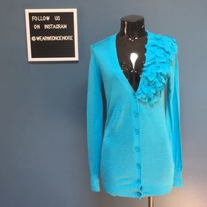 Flower Petal Detail Cardigan